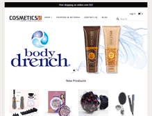 Tablet Screenshot of cosmeticslk.com